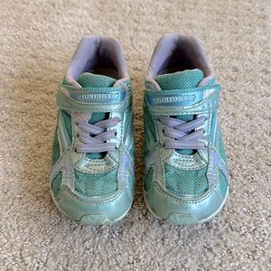 Tsukihoshi Kids Glitz - Little Girls Shoes - Size 10.5 in Mint/Lavender